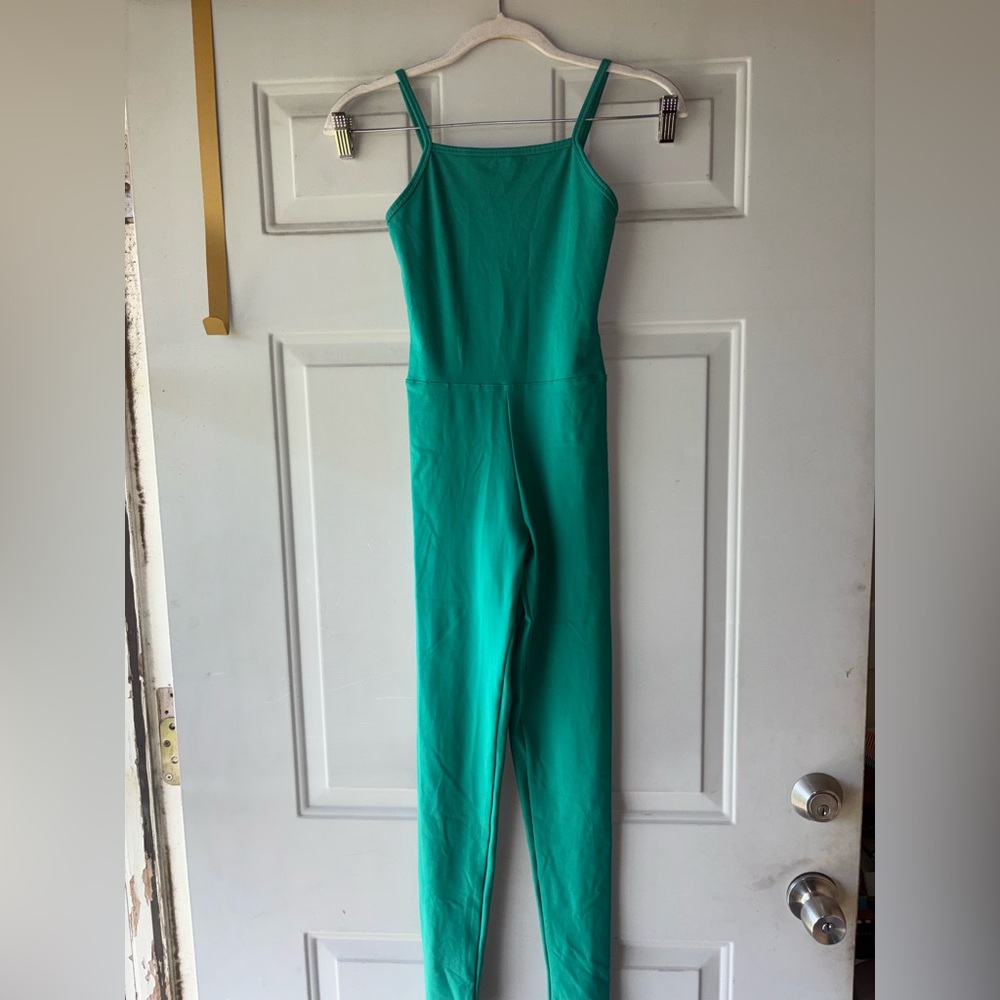 Girlfriend Collective green bodysuit size XS